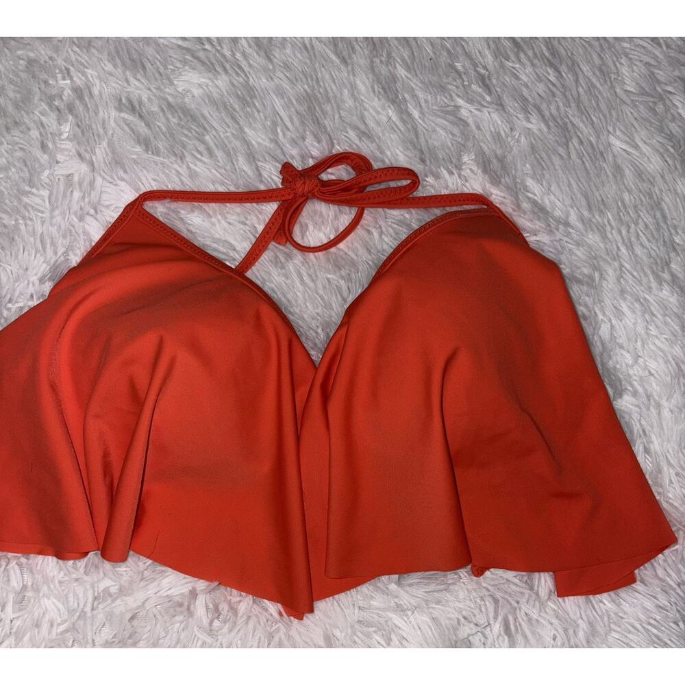 Altar’d State Swim Women’s M Orange Padded Bikini Top. Cute, Grt. Shape